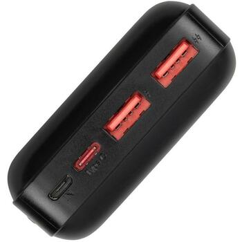 Rivacase Power Bank VA2102 BLACK, 20000 мАч, 22.5 Вт, 2x USB Type-A, 1x USB Type-C, светодиодный индикатор (VA2102 BLACK)
