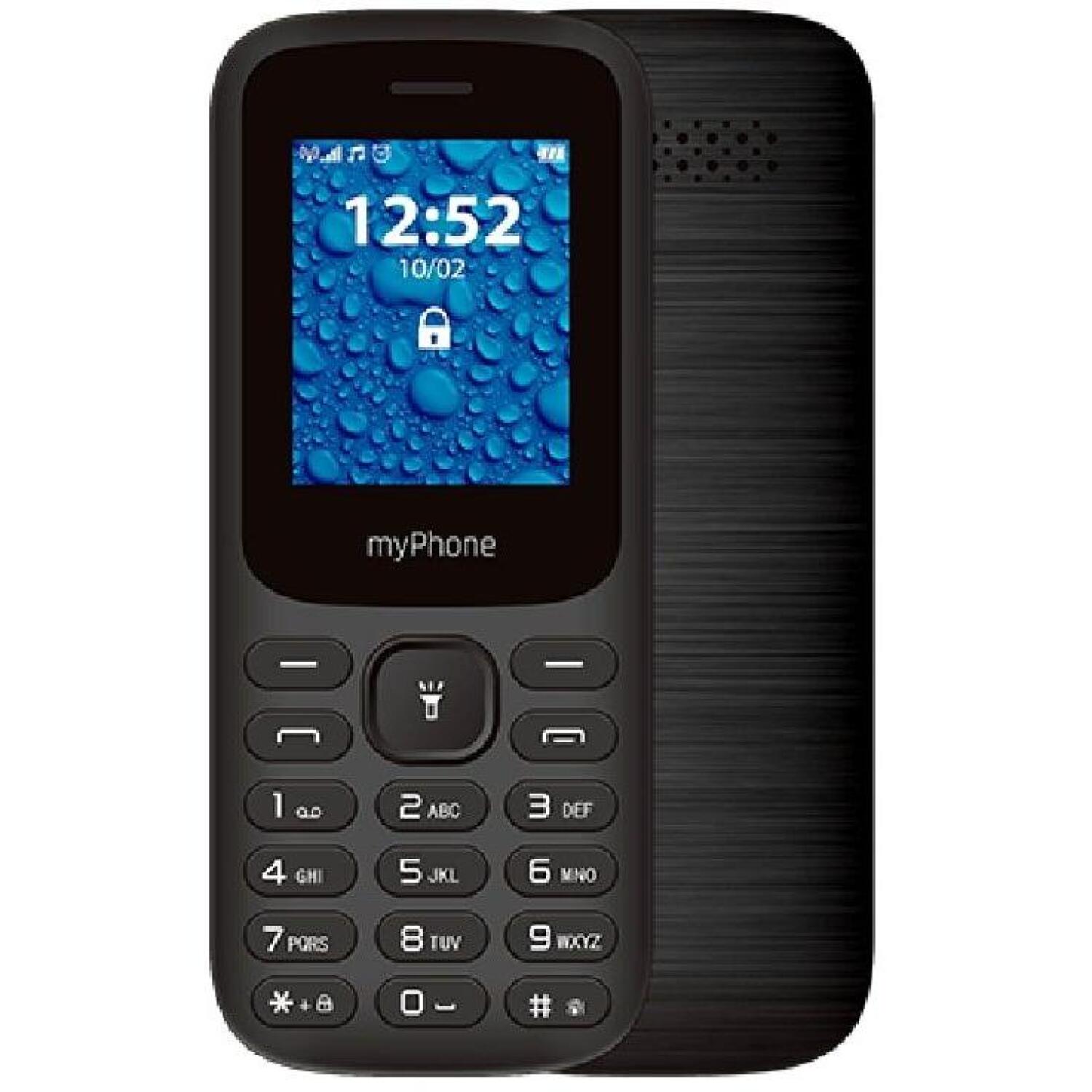 Myphone 2220 TEL000672, 1.77in TFT 128x160, 32MB, microSD до 16GB, Dual SIM, GSM, Bluetooth 2.1, 900mAh, FM радио, LED фонарик (TEL000672)