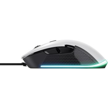 Trust USB datorpele GXT922W YBAR/24485, 7200DPI, 6 pogas, RGB apgaismojums, 2,1m kabelis (24485)