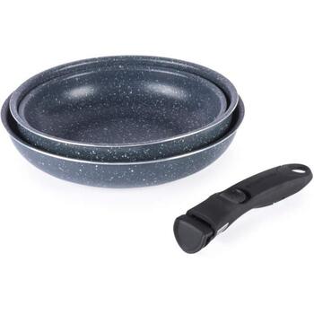Russell Hobbs Panna komplekts RH03297, 22cm, 24cm, 26cm, noņemams rokturis, nepiedegošais pārklājums (RH03297)