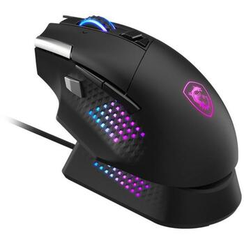 Msi USB datorpele VERSA PRO WIRELESS + MOUSE DOCK PRO, 26000 DPI, 15 pogas, 450mAh, 80h akumulatora darbības laiks (VERSA PRO WIRELESS PLUS MOUSE DOCK PRO)