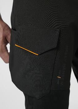 Helly Hansen darba bikses Chelsea Evo Brz Serv 77554_991-C58, C58, melnas, 4 virzienu stretch, dalīta ceļgalu daļa (77554_991-C58)