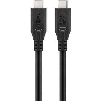 Goobay USB-C кабель 66507 612812, 1.5 м, 60 Вт, быстрая зарядка Power Delivery, передача данных, USB-C (66507)
