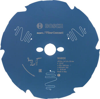 Ripzāģa disks FiberCement 254x30/25,4 mm,Z6, Paneļzāģiem RIPZĀĢA ASMENS EXPERT FOR FIBRE CEMENT, 2608644350, BOSCH (2608644350)