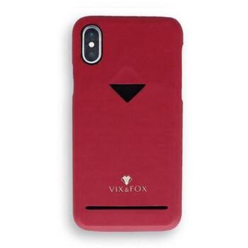 VixFox Чехол CSBS-Sam-S9-red, 5.8'', рубиновый, совместим с Samsung Galaxy S9, веганская кожа, нескользящая поверхность (CSBS-Sam-S9-red)