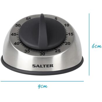 Salter Virtuves taimeris 338 SSBKXR8EU16, 60min, nerūsējošais tērauds, gumijas rokturis, skaļa zvana skaņa (338 SSBKXR8EU16)