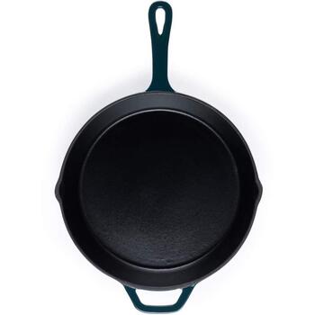 Salter BW13773GR Cast Iron 26 cm FryPan, Green (BW13773GR)