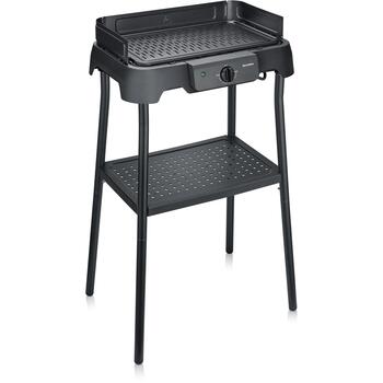 Severin Гриль PG 008596, 2000W, 390x230mm, гладкая и рифленая поверхность, съемные детали, регулируемый термостат (PG 008596)