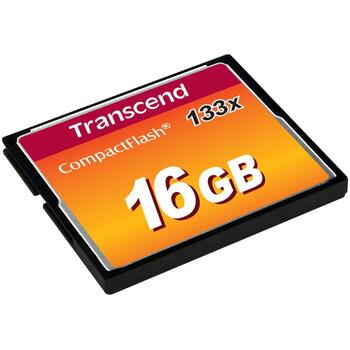 MEMORY COMPACT FLASH 16GB/133X TS16GCF133 TRANSCEND (TS16GCF133)