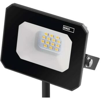 Emos LED прожектор SIMPO 10 W ZS2213, 1000 lm, 220–240 V, 50/60 Hz, IP65, 4000 K, 120°, алюминий, стекло (ZS2213)