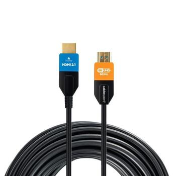 Gembird HDMI кабель CC-HDMI8K-AOC-30M, 30м, 48Гбит/с, 8K, AOC, 2xМуж., Черный, AOC серия (CC-HDMI8K-AOC-30M)