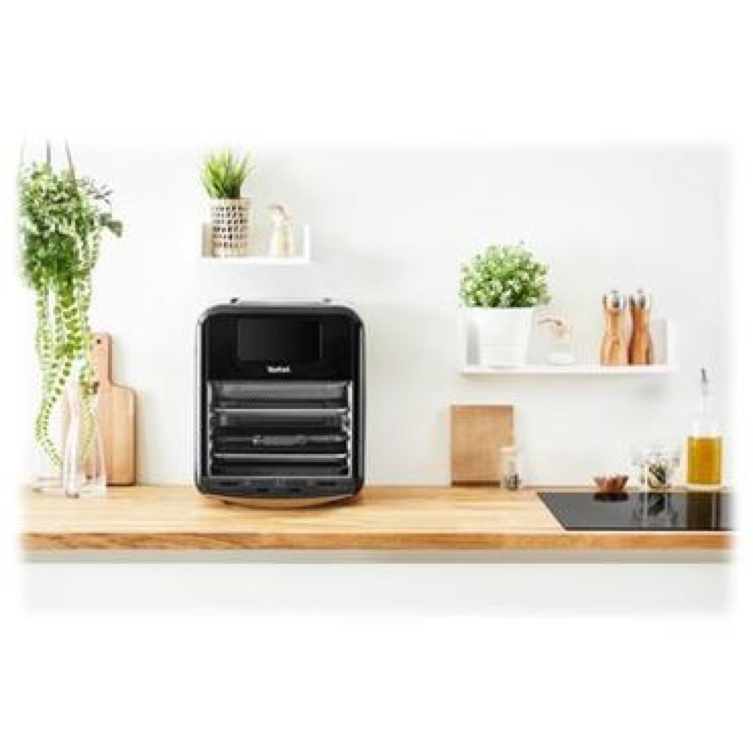 Tefal karstā gaisa friteris cepeškrāsns un grils FW501815, 2050 W, 11 L, 9 funkcijas, 6 personām, melns (FW501815)