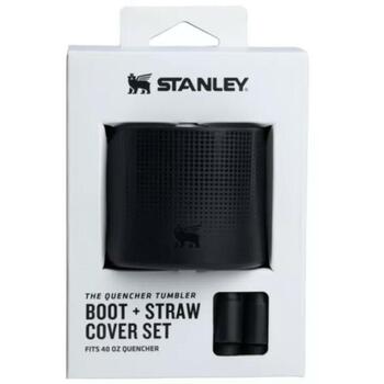 Stanley Защитный чехол и крышка для соломинки комплект 2812477068 1,18L, черный, силикон, можно мыть в посудомоечной машине (2812477068)