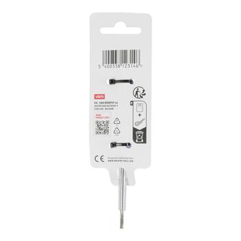 Kreator тестер напряжения KRTH21902, 100-250V, 140mm, 15mm, 65mm, шлицевой, индикаторная лампа (KRTH21902)