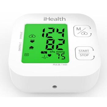 Ihealth asinsspiediena monitors Track KN-550BT, automātisks, 4 baterijas, bezvadu Bluetooth savienojums (KN-550BT)