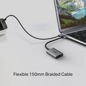 Tp-Link USB 3.0 Type-C к SD & microSD 3.0 кардридер UA430C, 2 порта, 5Gbps, 200MB/s, алюминиевый корпус (UA430C)