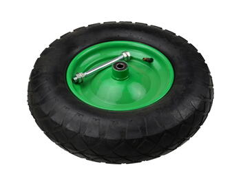 Geko Ritenis G71022, 390mm, 97mm, 220mm, 12mm, 120kg, 2.1bar, 4, dubultie lodīšu gultņi, gumija, tērauds (G71022)