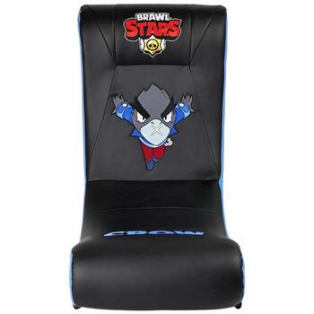 Subsonic Игровое кресло-качалка SA5729-BS2, 80см, 10кг, черный/синий, синтетическая кожа, функция качания (SA5729-BS2)