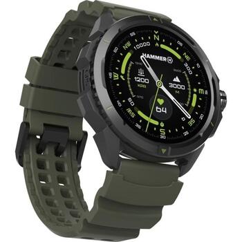 Hammer умные часы Watch 2 SMA003047, 1.5-дюймовый AMOLED 466x466, 530 мАч, 15 дней, 5 ATM, GPS, Bluetooth 5.3, военная версия (SMA003047)