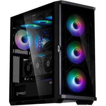 Zalman Z10 DUO ATX корпус, 481x220x488мм, 9кг, ATX/mATX/Mini-ITX, 7 слотов, 2xUSB 3.0, USB-C, 4x120мм ARGB вентилятора (Z10 DUO)