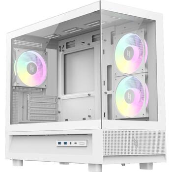 Gamemax Корпус NEX C31 WH, 1+1 x 3.5