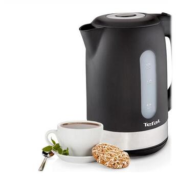 Tefal Чайник KO330830, 2400 Вт, 1.7 Л, пластик, 360° поворотная база, черный (KO330830)