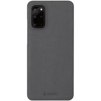 Krusell Essentials SandCover Samsung Galaxy S20+ 61940, черный, пластик, задняя крышка, беспроводная зарядка, устойчив к царапинам (61940)