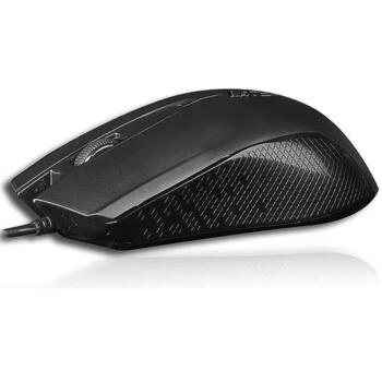 A4Tech OP-760 USB pele A4TMYS46059, 800 dpi, 1.5 m, USB, optiskā, 2 pogas, vadu, melna (A4TMYS46059)