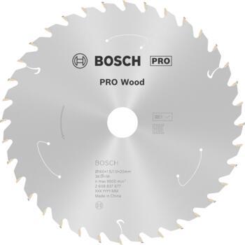 Standard for Wood 160x20/15.875x1.5/1.0x36T, Rokas ripzāģiem PRO WOOD CORDLESS RIPZĀĢA ASMENS, 2608837677, BOSCH (2608837677)