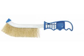 Hogert HT7D751 rokas suka, 250mm, misiņš, 1 rinda, plastmasas rokturis (HT7D751)