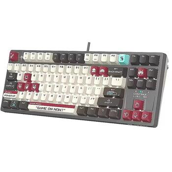 A4Tech Клавиатура A4TKLA47736, USB проводная, 50 миллионов нажатий, RGB подсветка, механическая, BLMS Red переключатели (A4TKLA47736)