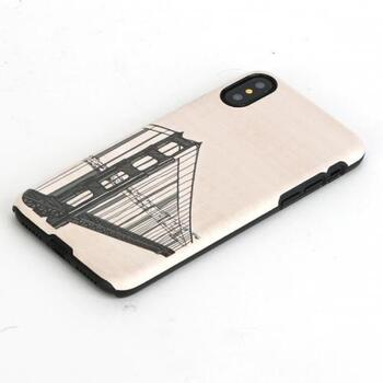 Man&Wood Чехол M8055B, 5.8'', С изображением, Apple iPhone XS / X, натуральное дерево, поликарбонат (M8055B)
