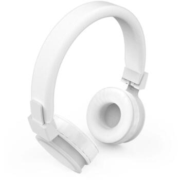 Hama 00184197 Freedom Lit II, беспроводные наушники, Bluetooth 5.3, 40mm, ANC, 30h, USB-C, белый (00184197)