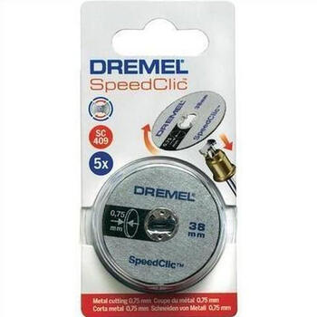 SpeedClick griešanas diski metālam D=38, 5 gab. 2615S409JB DREMEL (2615S409JB)