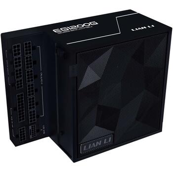 Lian Li Datora barošanas bloks EDGE GOLD 1200 G9P.EG1200G.BH00.EU, 1200W, 80 PLUS Gold, pilnībā modulārs, USB centrmezgls (G9P.EG1200G.BH00.EU)