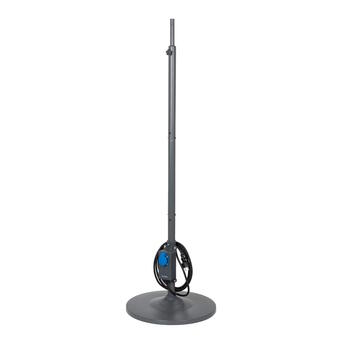 Grīdas statīvs terases sildītājam regulējams ar aizsardzību pret apgāšanos 138-175cm Ø47cm Floorstand Tip-over Round Base Eurom (334029)