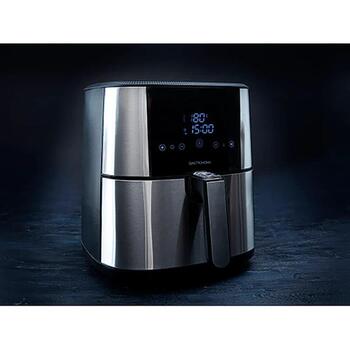 Gastronoma фритюрница горячего воздуха 18290002, 6L, 1800W, 220-240V, 80-200°C, 60мин, LED, 8 программ (18290002)