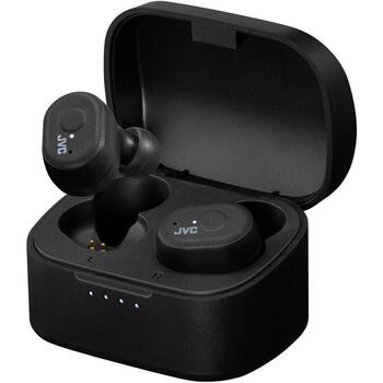 JVC HA-Z250T-B-E беспроводные наушники, TWS, ANC, Bluetooth 5.3, IPX4, 28ч, USB-C, сенсорное управление, микрофон, черный (HA-Z250T-B-E)