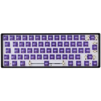 White Shark Механические переключатели PURPLEPULSE-25, 25 шт., 4 мм, Фиолетовые, Тактильные, 5 контактов (PURPLEPULSE-25)