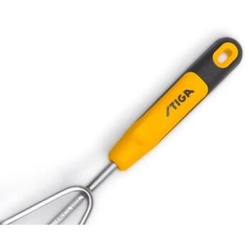 STIGA Hand Grubber rokas kultivators nezāļu izraušanai un augsnes irdināšanai 3 zobi nerūsējošais tērauds ergonomisks rokturis 2H1420001/ST1 (2H1420001/ST1)