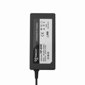 Sbox Lādētājs portatīvajiem datoriem HP-65W, 65W, 100–240V/1,8A, 19,5V/3,33A, >82%, 4,5mm x 3,0mm (HP-65W)