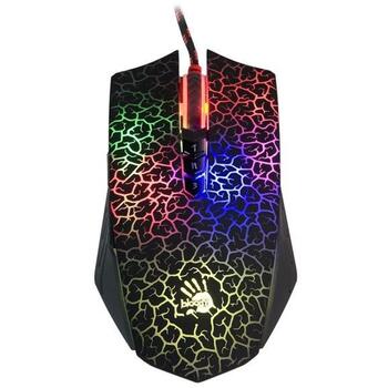 A4Tech Игровая мышь A4TMYS47285, 4000 DPI, 8 кнопок, 1.8 м, 1000 Гц, настраиваемый цвет подсветки, USB (A4TMYS47285)