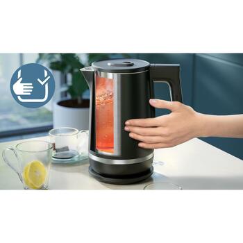 Чайник Philips HD9395/90, мощность 2200 Вт, объем воды 1.7 Л, металлический корпус, без проводов (HD9395/90)