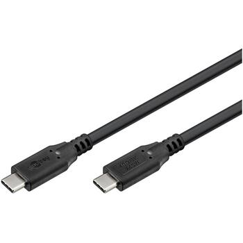 Goobay USB-C кабель 74183, 240 W, 40 Gbit/s, 1 м, 4K60Hz, 8K60Hz, HDR10, DisplayPort Alt mode (74183)