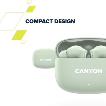 Беспроводные TWS наушники с Bluetooth соединением OnGo 9 Фиолетовые CNS-TWS9P CANYON (CNS-TWS9P)