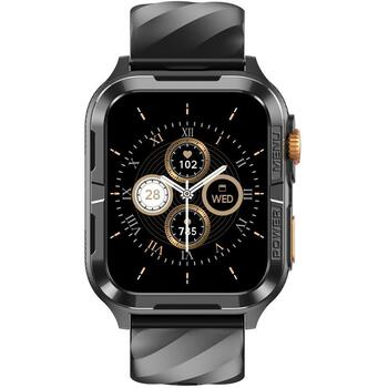 Blackview смарт-часы W10 Pro Black, 1.83in TFT, 280x320px, 600mAh, Bluetooth 5.3, GPS, водонепроницаемые 10м, силиконовый ремешок (W10 PRO BLACK)