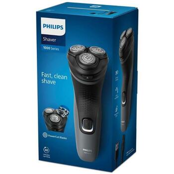 Philips skuveklis S1142/00, 3, 40min, NiMH akumulators, 8h uzlādes laiks, sejas kontūru sekošana, ūdensizturīgs (S1142/00)