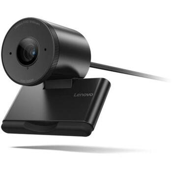 Lenovo FHD веб-камера 4XC1Q44952, 1920 x 1080, 30 к/с, USB 2.0, шторка конфиденциальности, микрофон с шумоподавлением (4XC1Q44952)