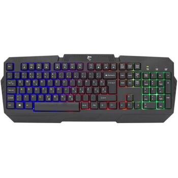 White Shark Клавиатура DAKOTA-US, 104/105 клавиш, мембрана, LED подсветка, USB, черная (DAKOTA-US)