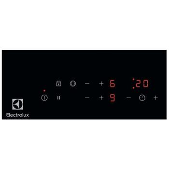 Electrolux Plīts virsma LHR3233CK, 2900 W, 2 riņķi, 120/180mm, 145mm, taimeris, bērnu drošības slēdzene, automātiskā izslēgšanās (LHR3233CK)